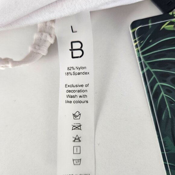 BMJL Womens Large Swimsuit High Waisted V Neck Bikini Set Beige Beach Vacation - Picture 8 of 8